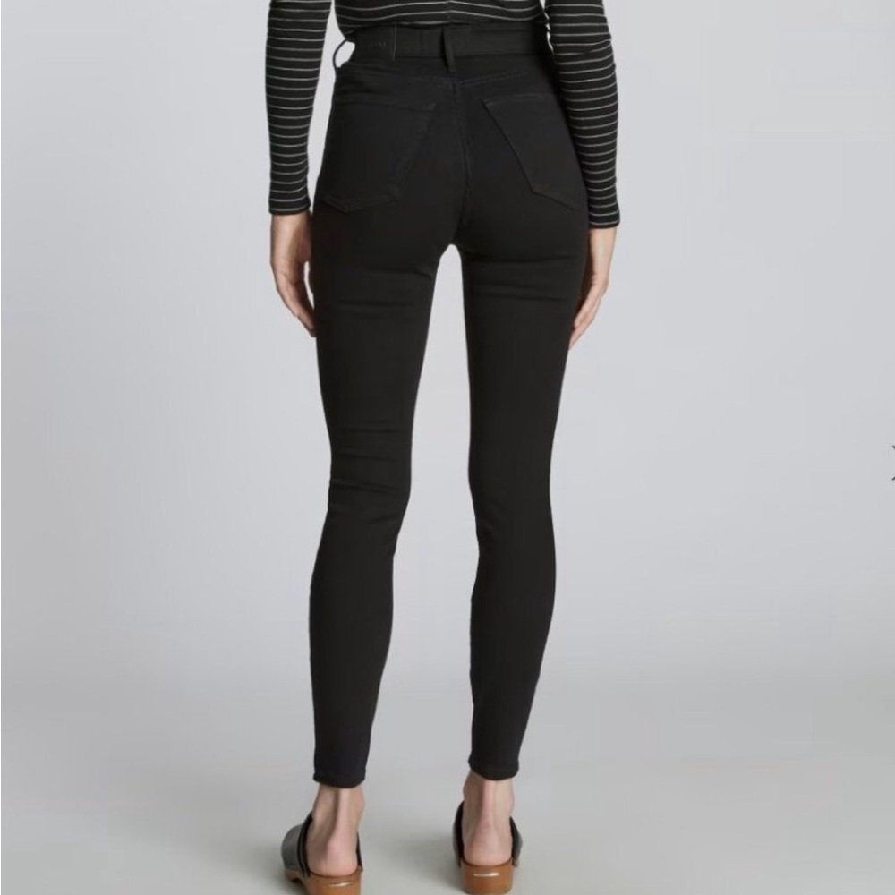 EVERLANE BLACK THE WAY-HIGH SKINNY STRETCH JEAN SIZE 31 - Picture 2 of 8